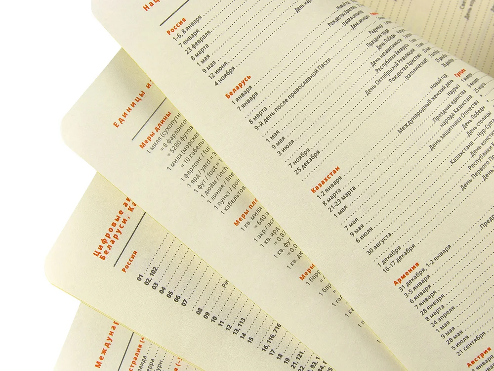 Ежедневник недатированный А5 Boston темно-синий с желтым обрезом - фото 7