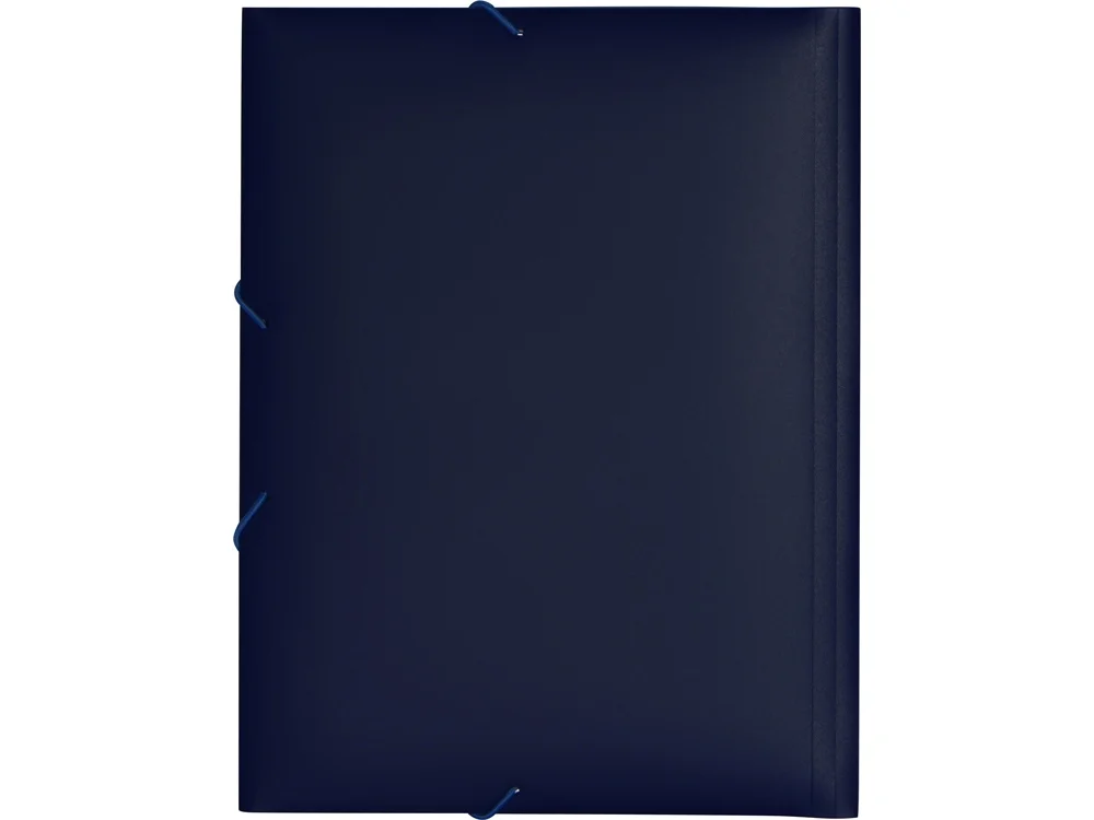Папка А4 на резинке синий - фото 3