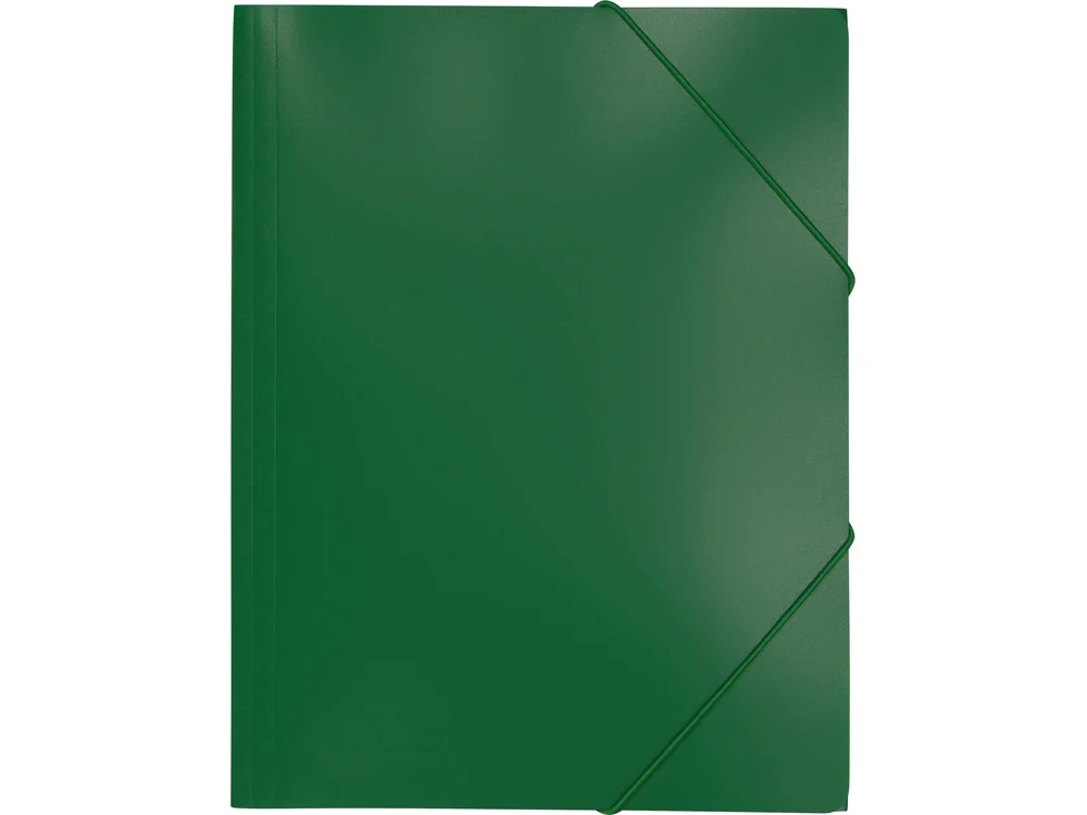 Папка А4 на резинке зеленый - фото 2