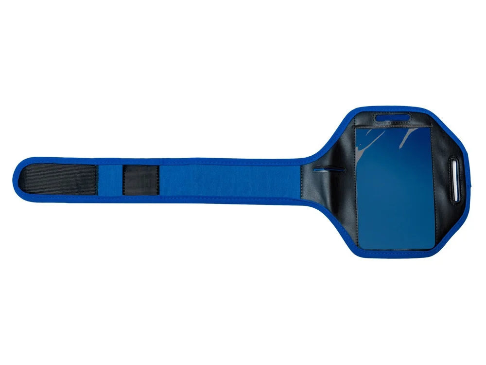 Наручный чехол Gofax для смартфонов ярко-синий/черный - фото 6