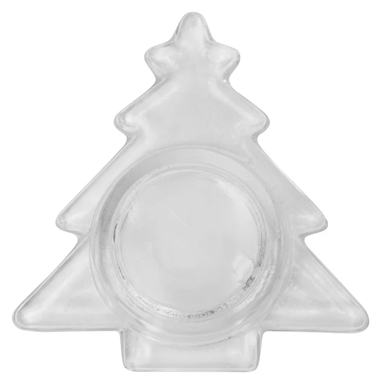 Подсвечник стеклянный со свечой - фото 4