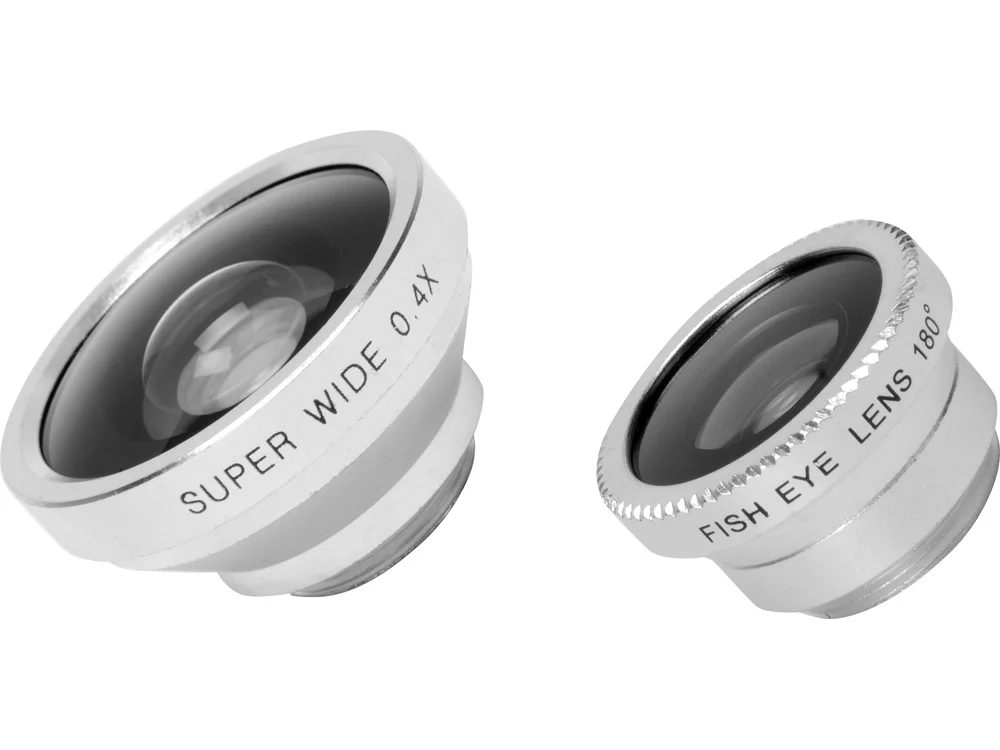 Набор линз для смартфона Vision черный серебристый