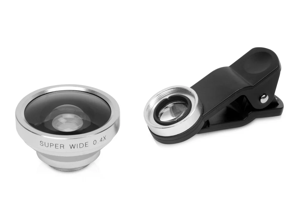 Набор линз для смартфона Vision черный серебристый - фото 5