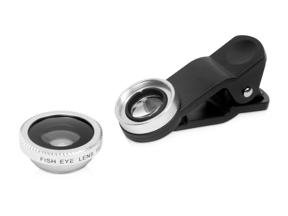 Набор линз для смартфона Vision черный серебристый - фото 6