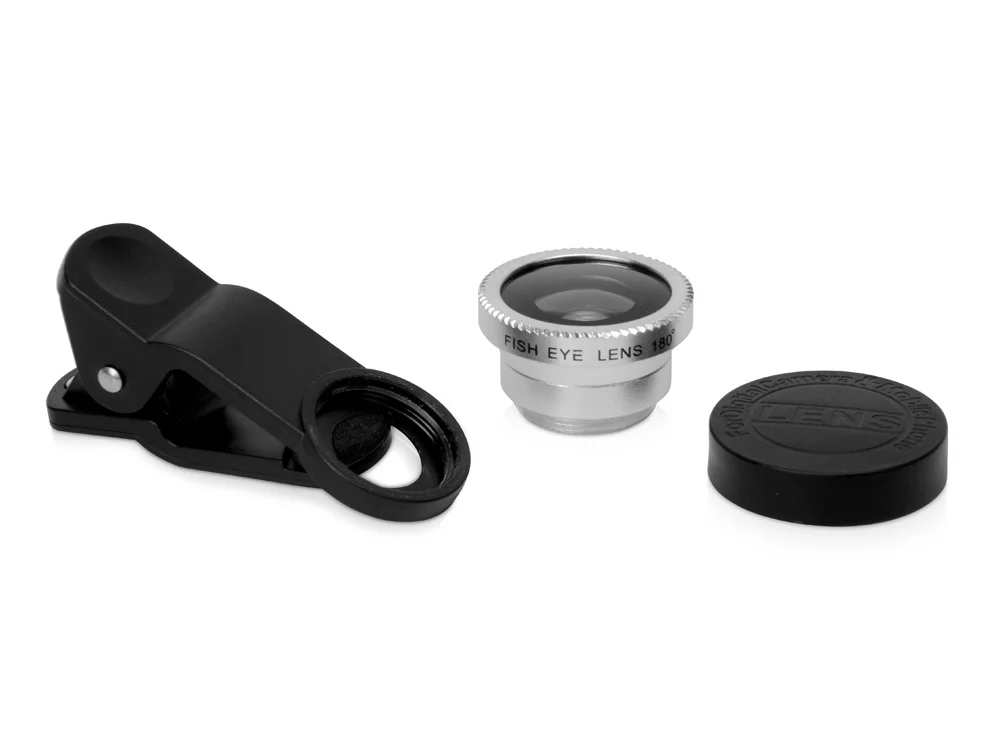 Набор линз для смартфона Vision черный серебристый - фото 8