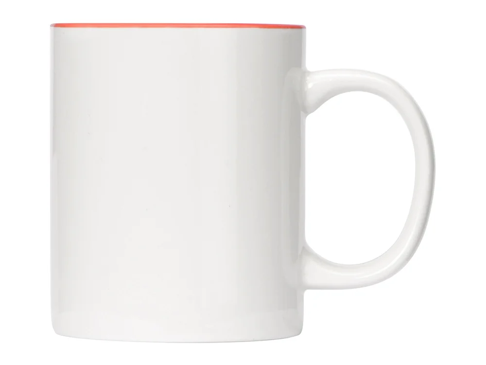 Кружка «Sublime Color XL» для сублимации, белый/оранжевый, 440 мл - фото 2