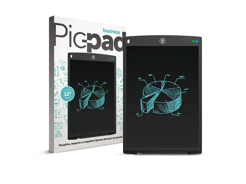 Планшет для рисования Pic-Pad Business Big с ЖК экраном черный - фото 2