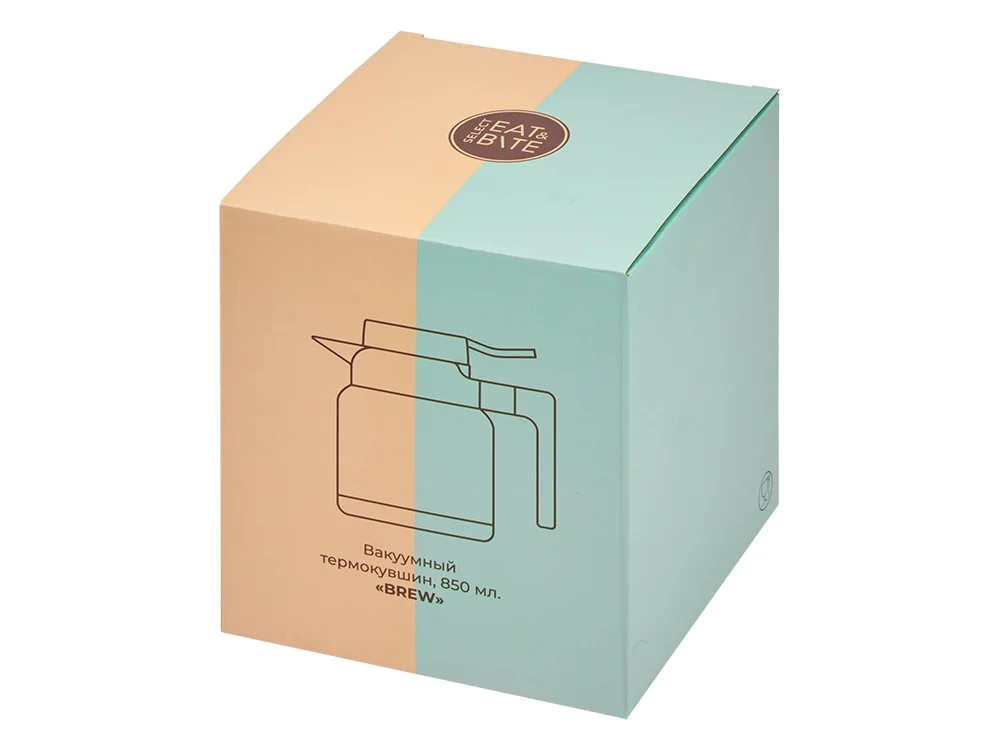 Вакуумный термокувшин «Brew», серебристый, 850 мл - фото 12