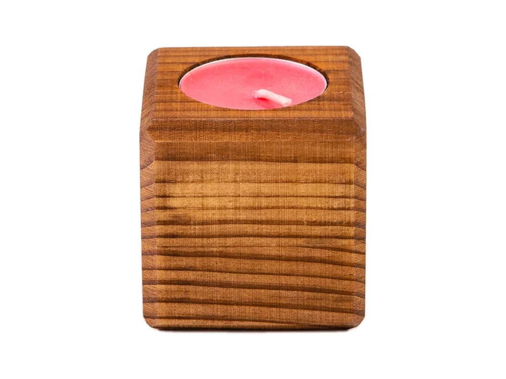 Свеча в декоративном подсвечнике «Клубника» - фото 2