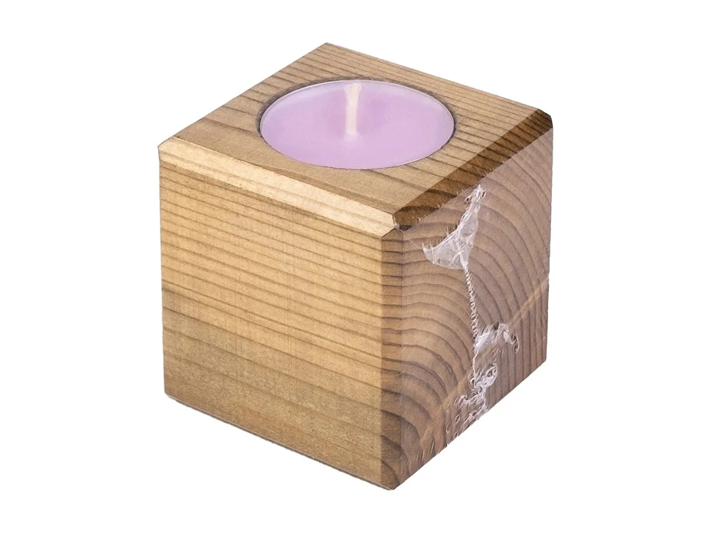 Свеча в декоративном подсвечнике «Лаванда» - фото 3