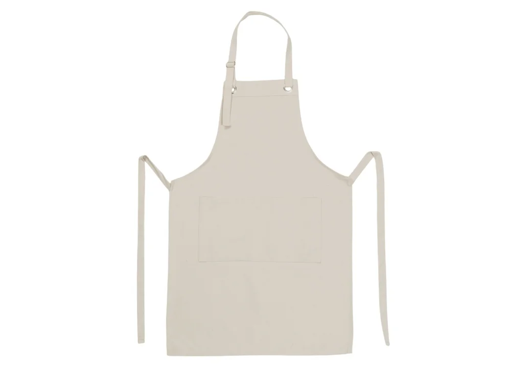Хлопковый фартук с карманом «Delight», бежевый - фото 9