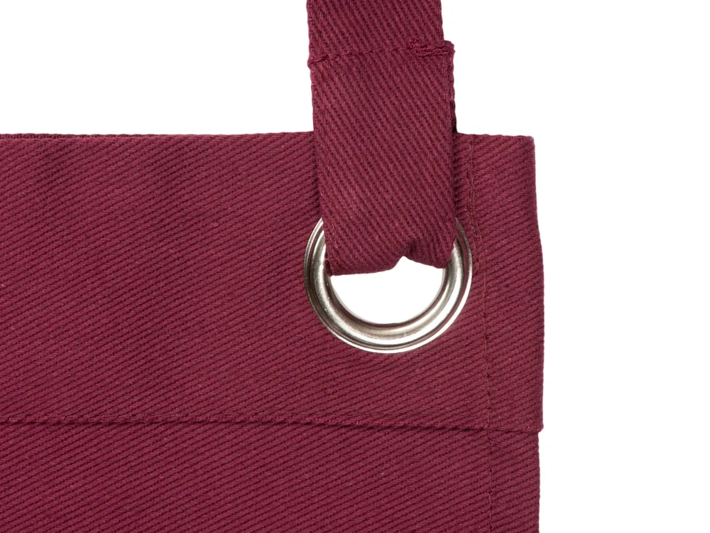 Хлопковый фартук с карманом «Delight», красный бургунди - фото 5