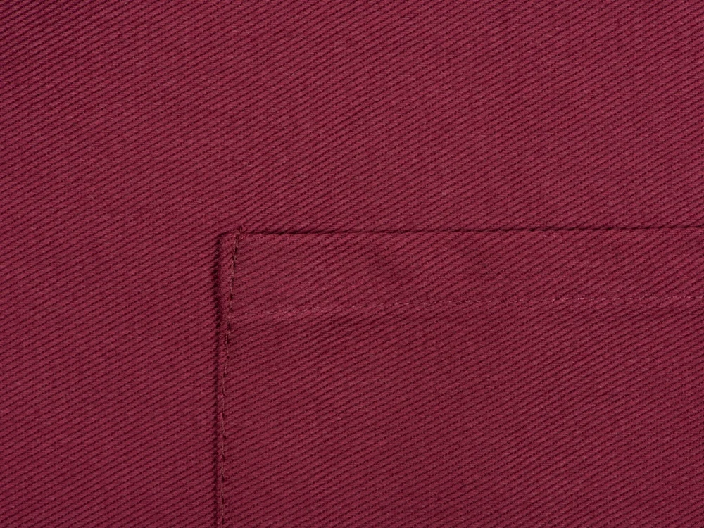 Хлопковый фартук с карманом «Delight», красный бургунди - фото 7