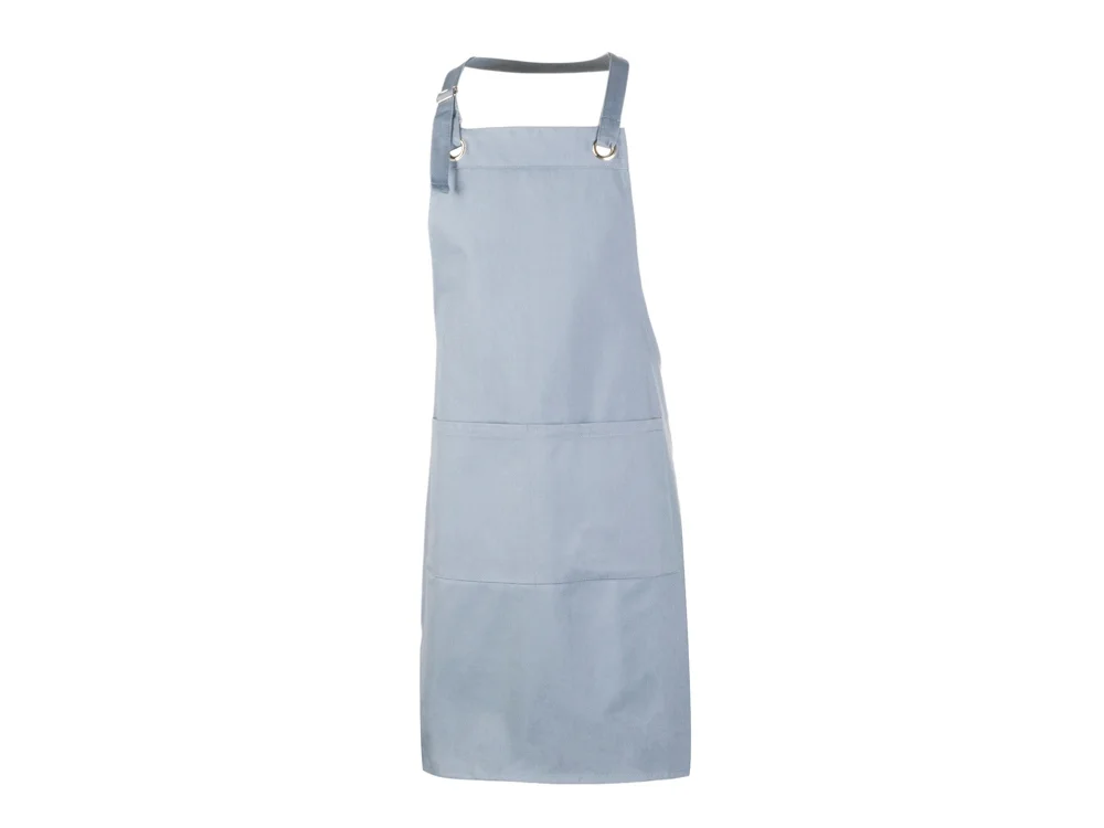 Хлопковый фартук с карманом «Delight», серый антрацит