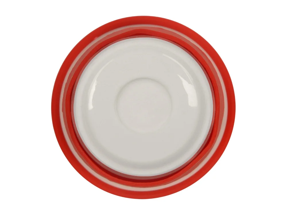 Фарфоровая кружка с двойными стенками Toronto белый/красный 300 мл - фото 5