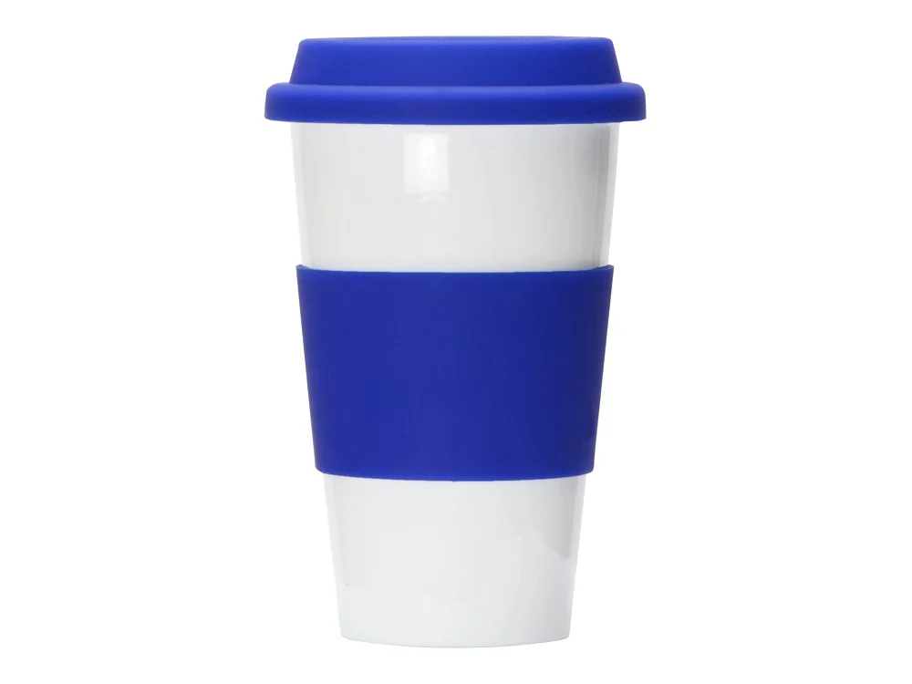 Фарфоровая кружка с двойными стенками «Toronto», белый/синий, 300 мл - фото 3