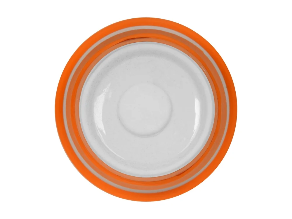 Фарфоровая кружка с двойными стенками «Toronto», белый/оранжевый, 300 мл - фото 5