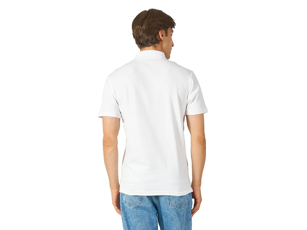 Рубашка поло Chicago мужская белый S - фото 3