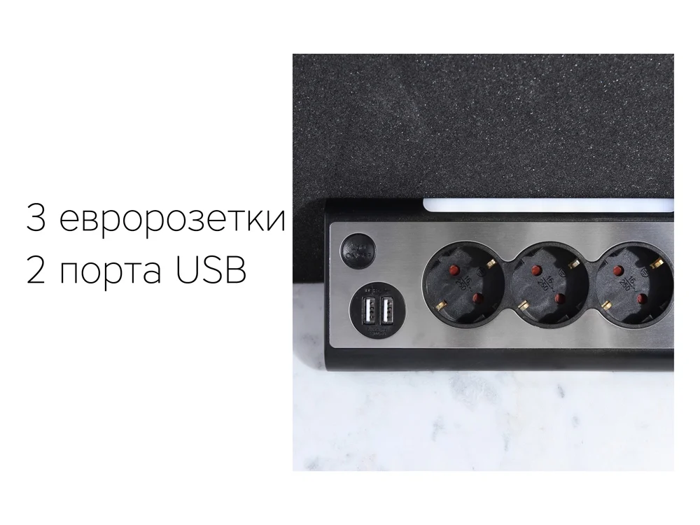 Сетевой фильтр NEO TRINITY черный - фото 6