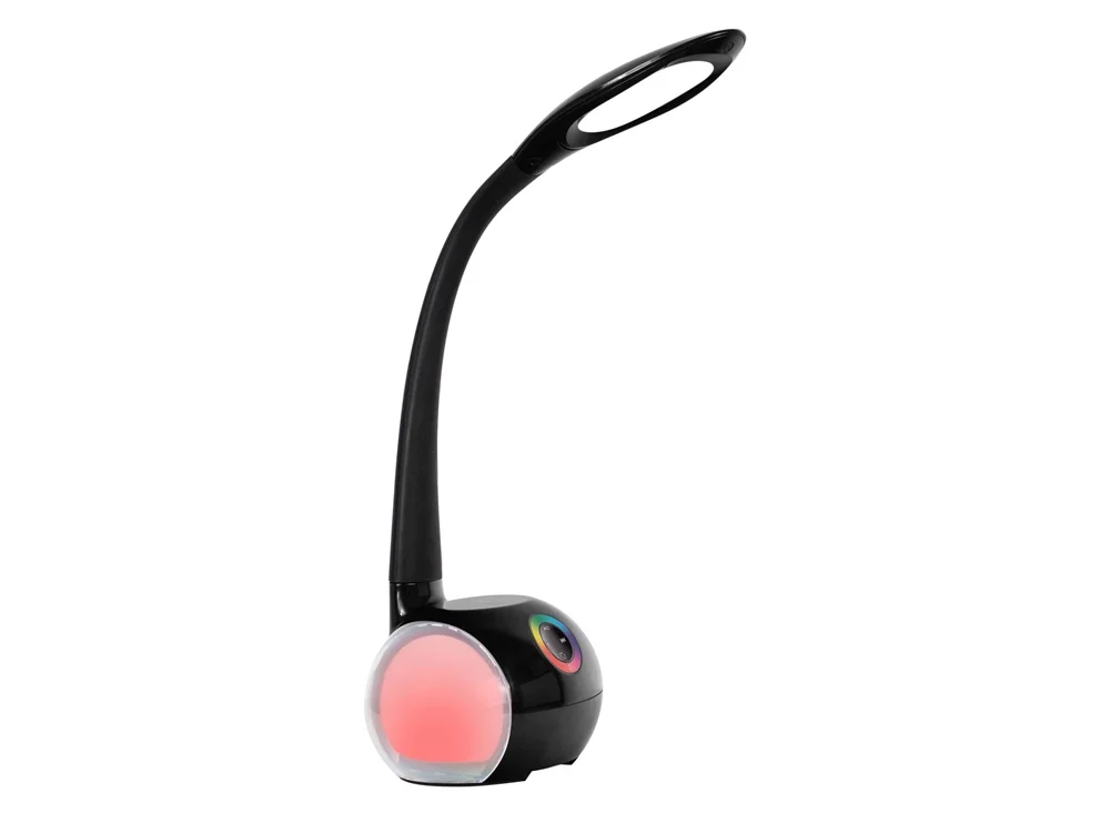 Настольная лампа с беспроводной зарядкой LED Spectra черный - фото 4