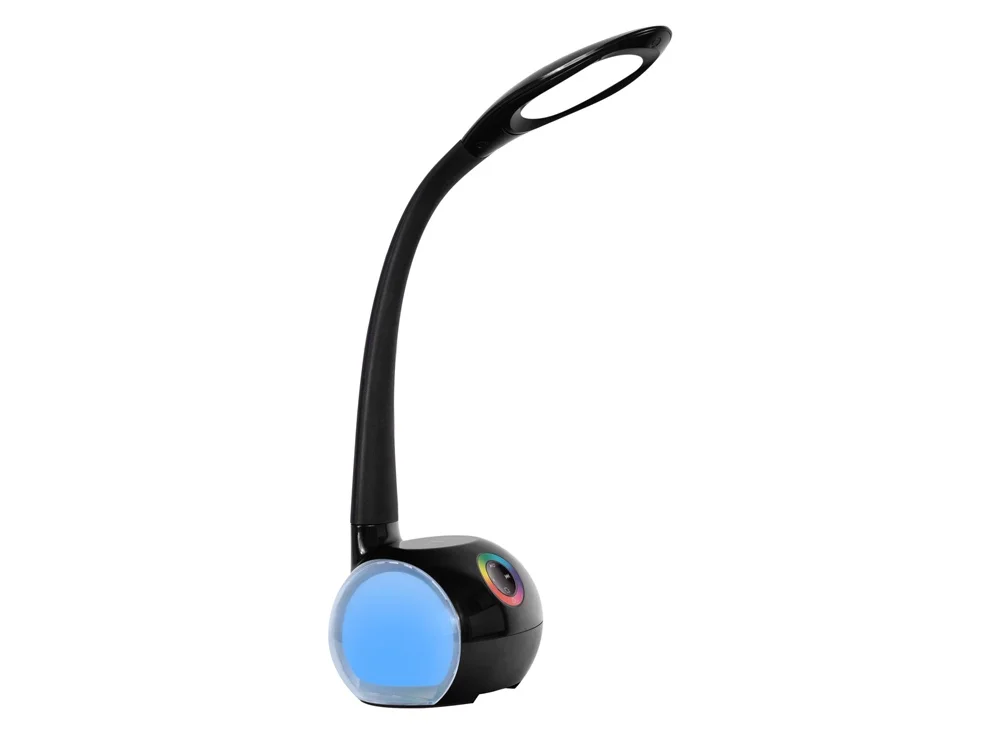 Настольная лампа с беспроводной зарядкой LED Spectra черный - фото 5