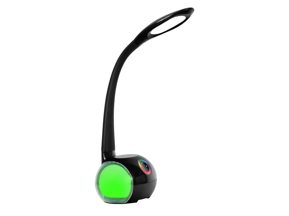 Настольная лампа с беспроводной зарядкой LED Spectra черный - фото 6