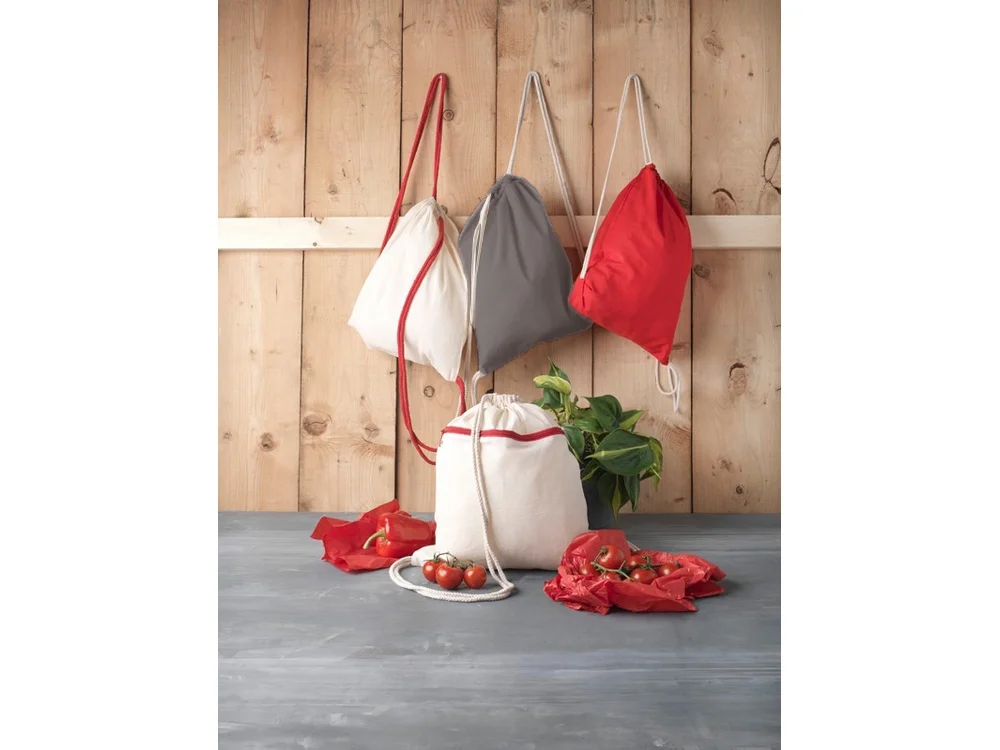 Рюкзак со шнурком «Oregon», серый - фото 3