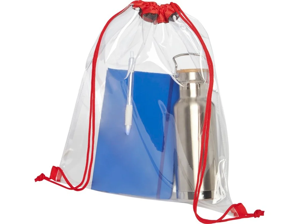 Рюкзак «Lancaster», прозрачный/красный - фото 3