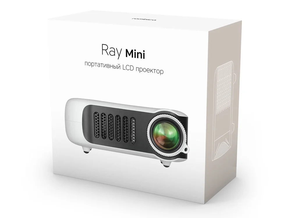 Мультимедийный проектор «Ray Mini», белый, черный - фото 8