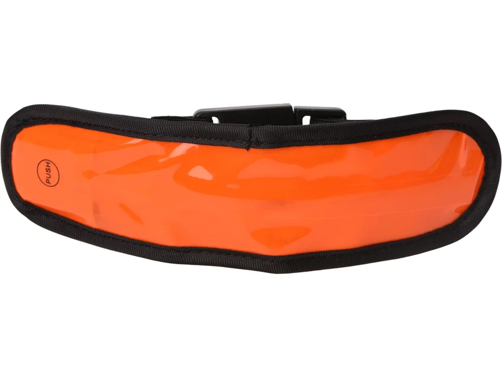 Набор для спорта «Keen glow», сумка- оранжевый, повязка- оранжевый, емкость- оранжевый прозрачный, браслет- оранжевый, 600 мл - фото 3