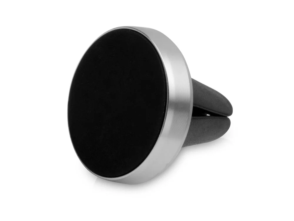 Магнитный держатель для телефона «Magpin», черный/серебристый