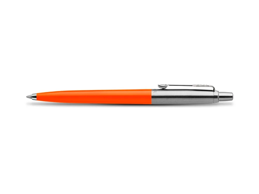 Ручка шариковая Parker Jotter Originals в эко-упаковке оранжевый/серебристый - фото 2