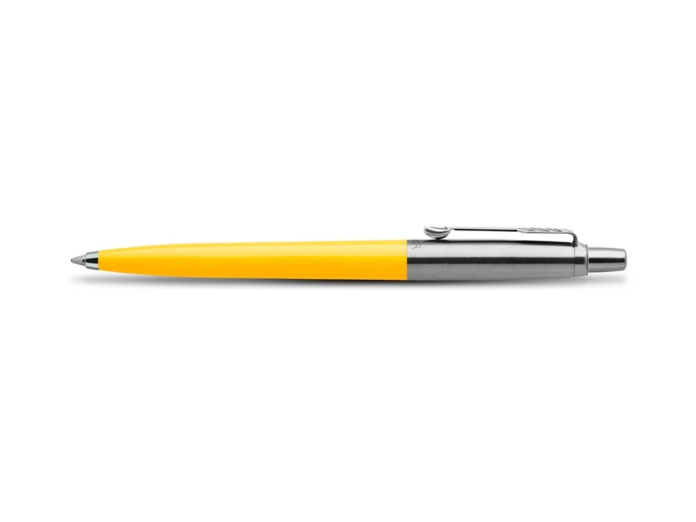 Ручка шариковая Parker Jotter Originals в эко-упаковке желтый/серебристый - фото 2