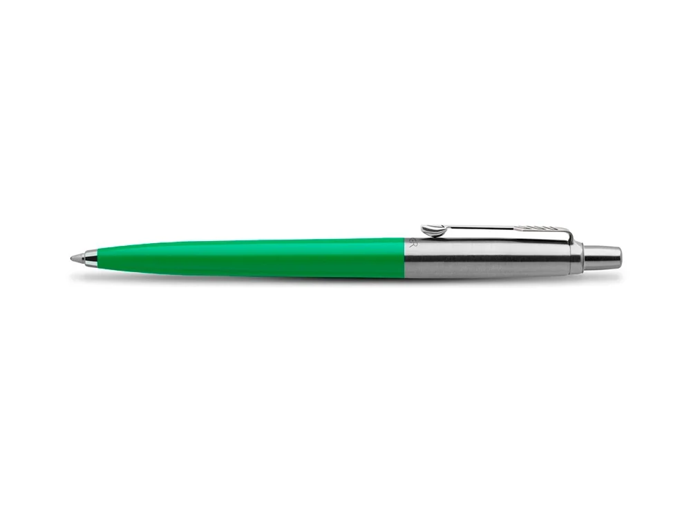 Ручка шариковая Parker Jotter Originals в эко-упаковке зеленый/серебристый - фото 2
