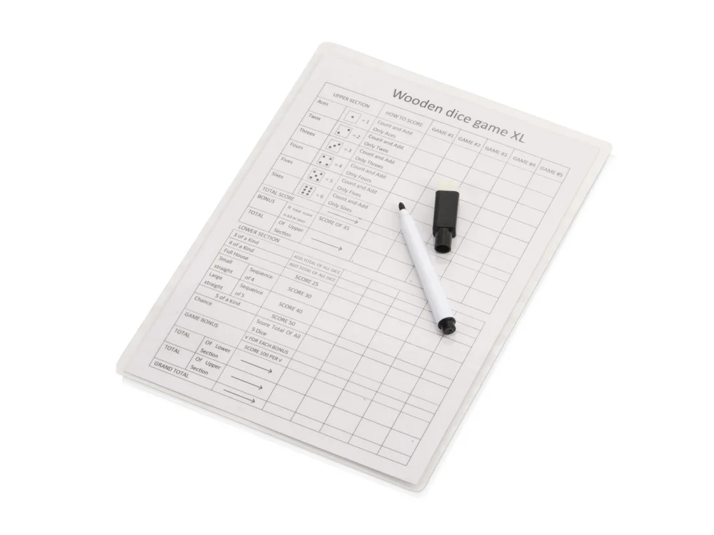 Деревянная игра в кости, XL "Dice" - фото 4