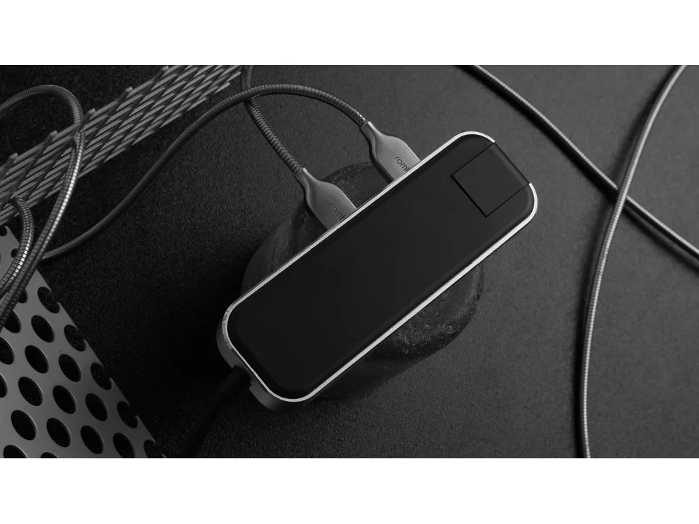 Хаб USB Type-C 3.0 Chronos черный - фото 12