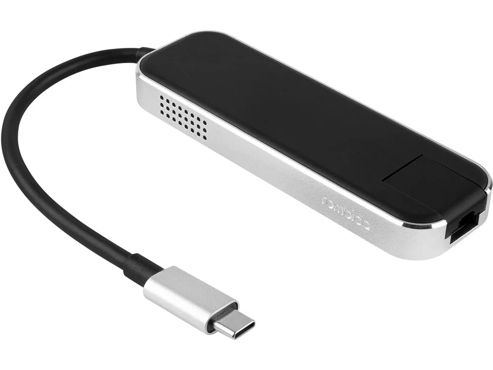 Хаб USB Type-C 3.0 Chronos черный - фото 3
