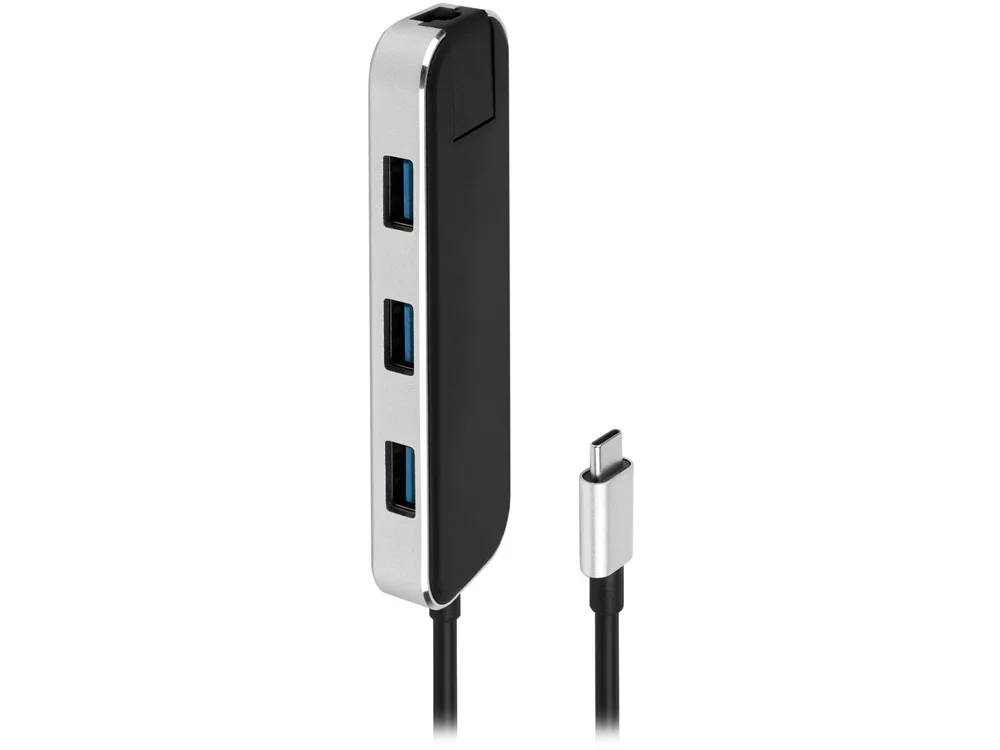 Хаб USB Type-C 3.0 Chronos черный - фото 4