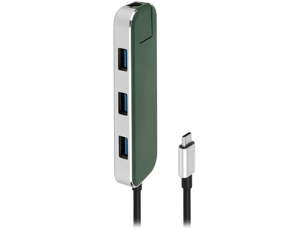 Хаб USB Type-C 3.0 Chronos зеленый - фото 4