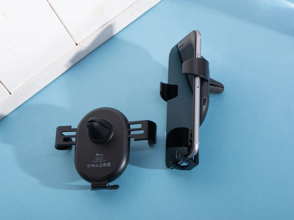 Автомобильное беспроводное зарядное устройство «Mobi», черный - фото 10