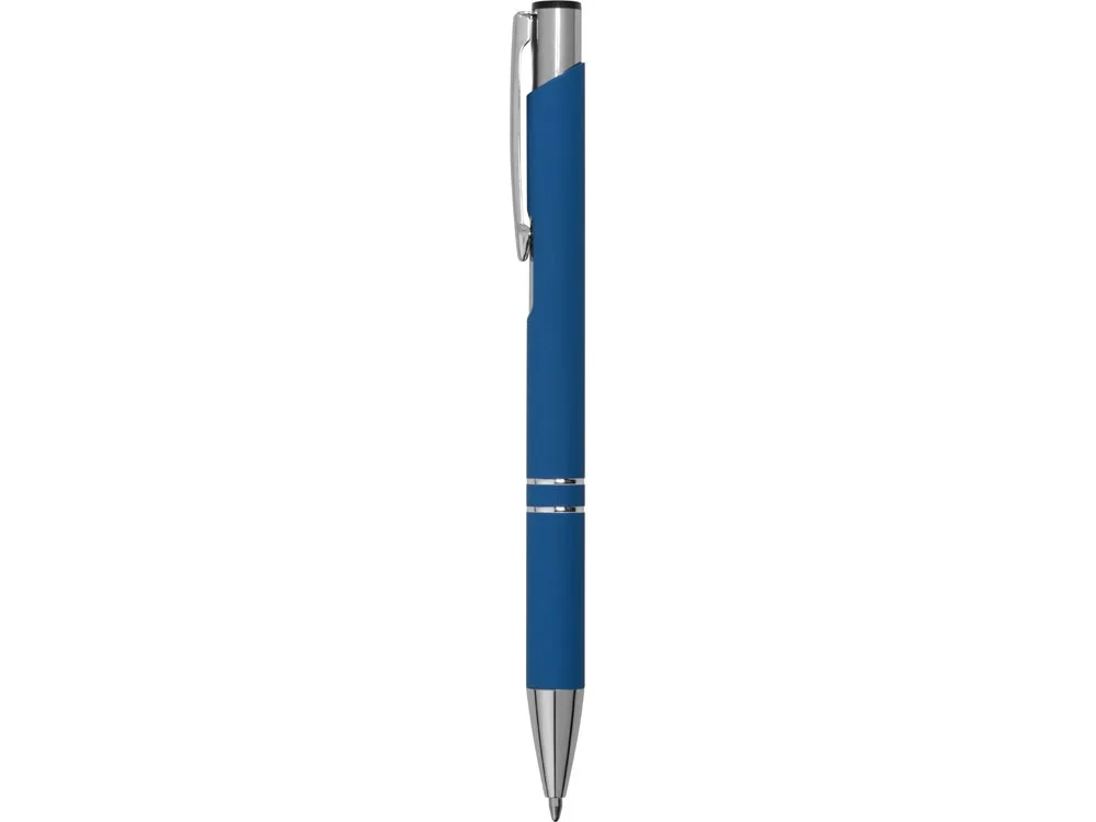 Ручка металлическая шариковая Legend Gum soft-touch синий - фото 3