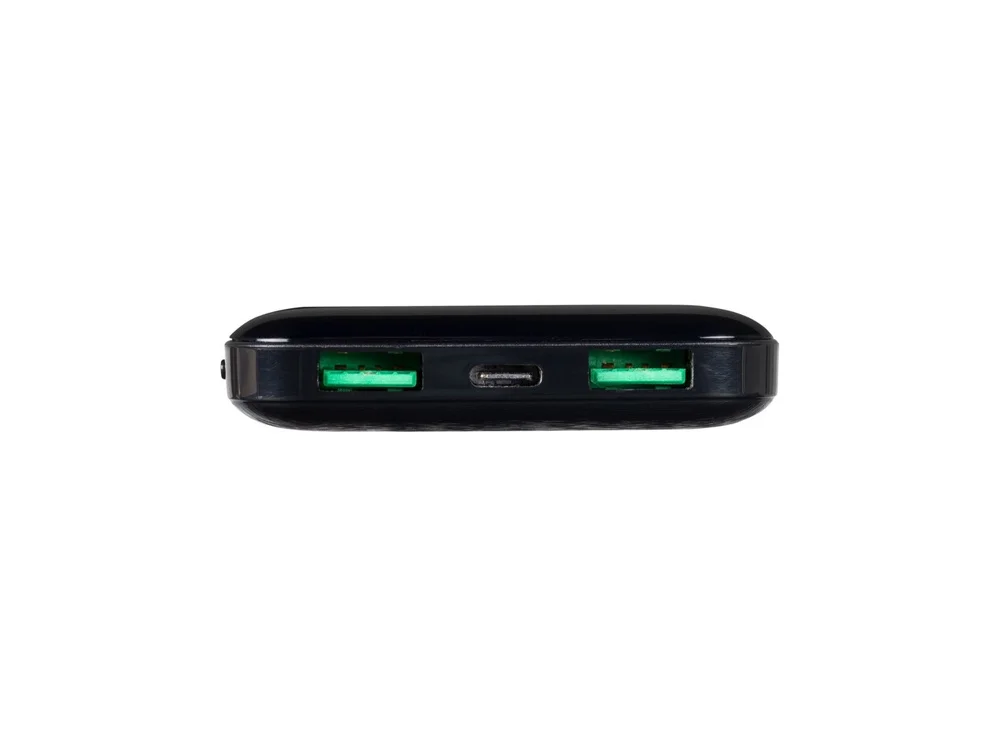 Внешний аккумулятор с дисплеем 10000 mAh черный - фото 5