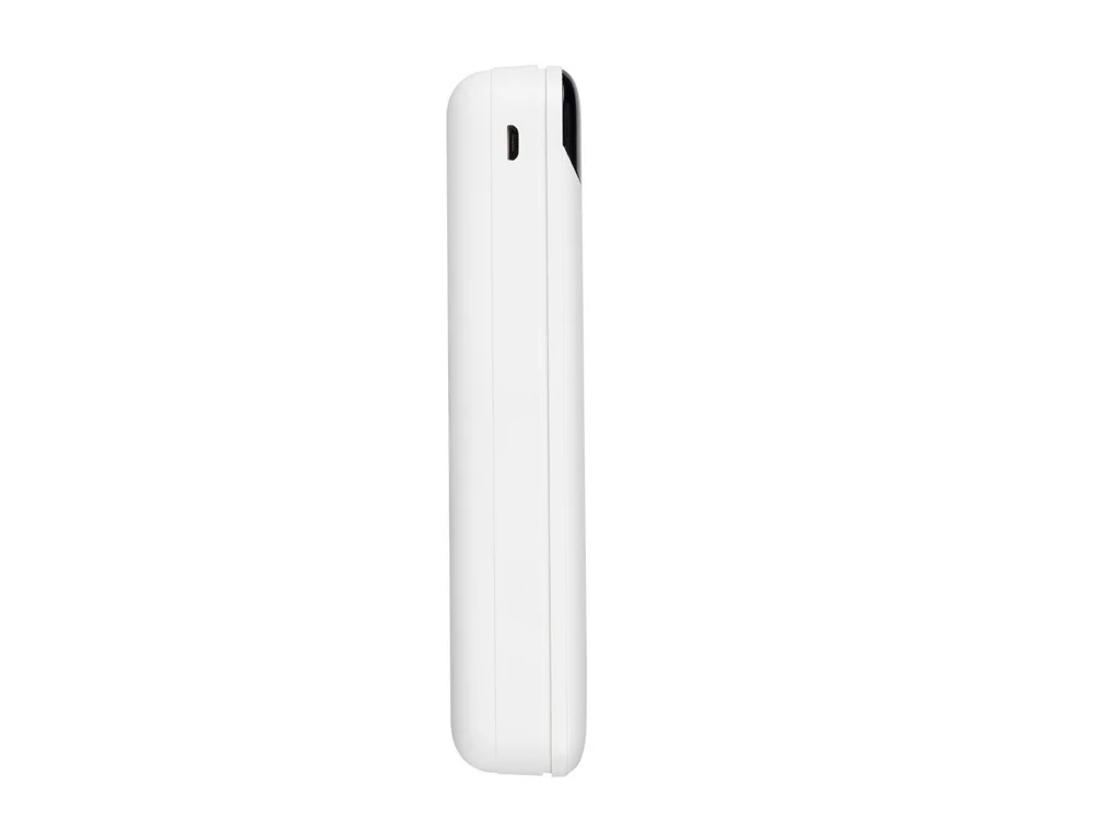Внешний аккумулятор с дисплеем 20000 mAh белый - фото 3