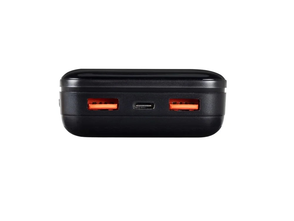 Внешний аккумулятор с дисплеем 20000 mAh черный - фото 5