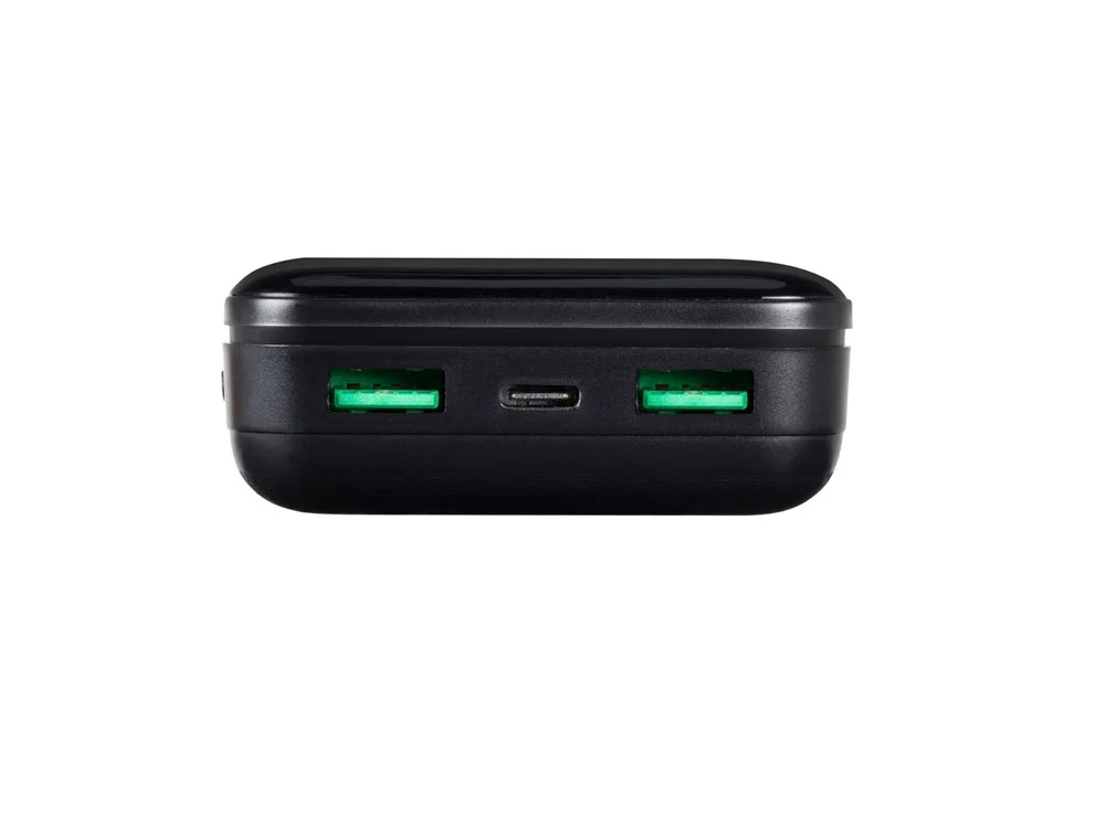 Внешний аккумулятор с дисплеем 20000 mAh черный - фото 5