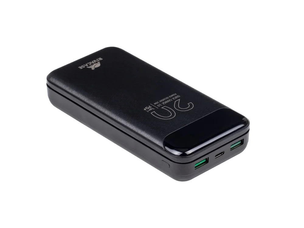 Внешний аккумулятор с дисплеем 20000 mAh черный - фото 8