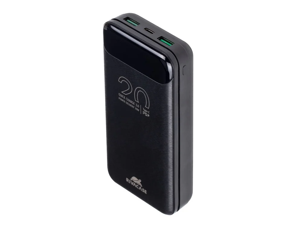 Внешний аккумулятор с дисплеем 20000 mAh черный - фото 9
