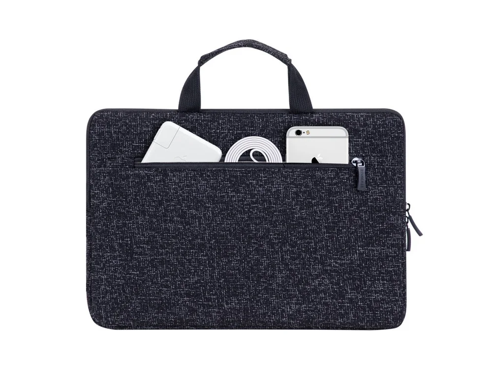 Чехол для ноутбука 13.3 черный меланж - фото 3