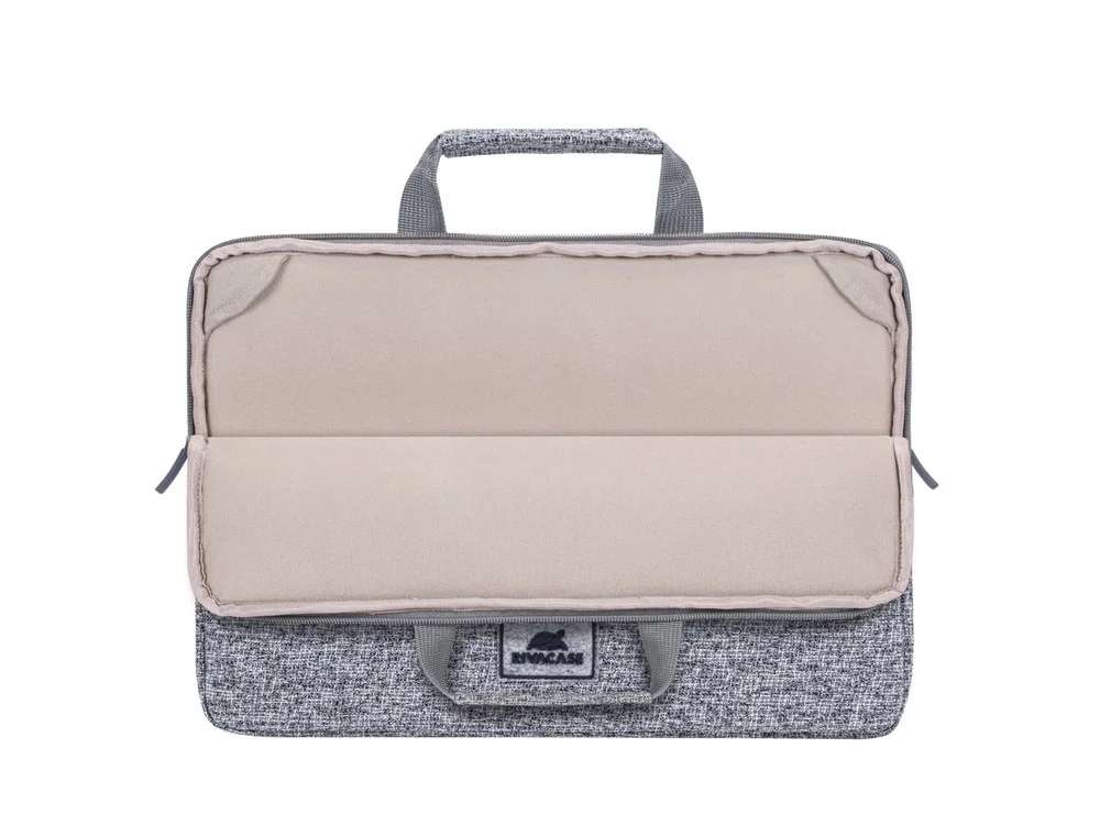 Чехол для ноутбука 13.3 серый меланж - фото 5