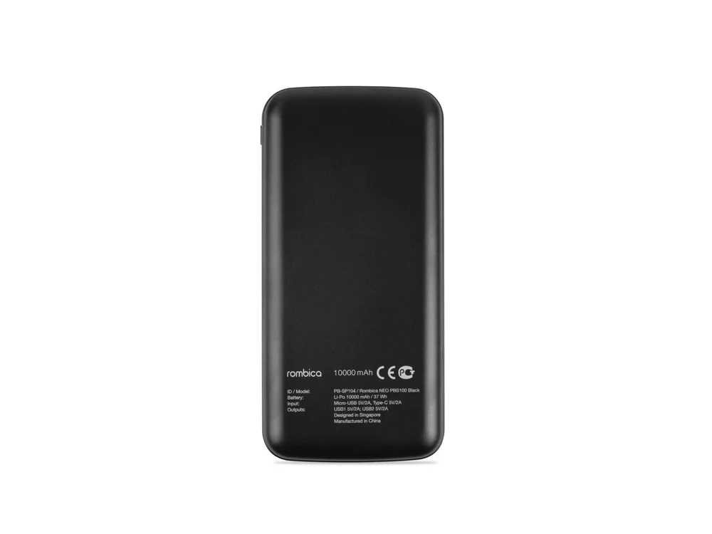 Внешний аккумулятор NEO PBS100 10000 mAh черный - фото 5